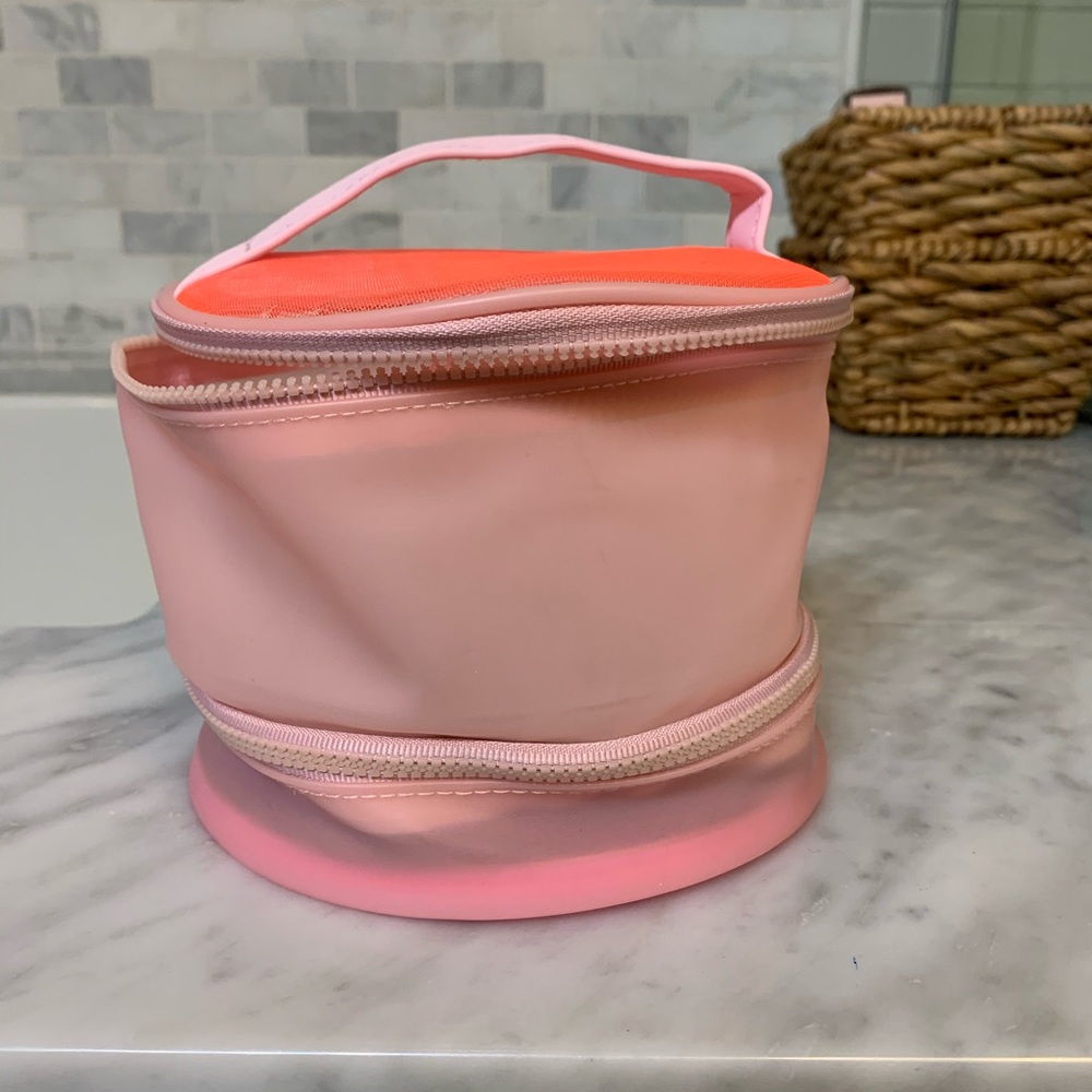 Pink toiletries bag